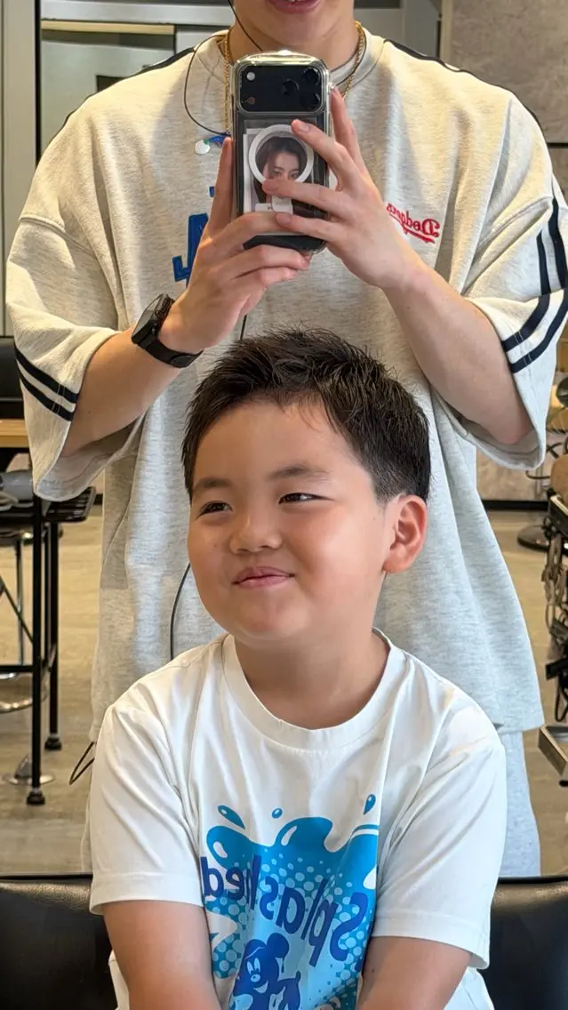ショート キッズ カット 透明感カラー艶 💫TAISEI💫のヘアスタイル