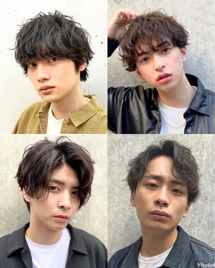 メンズカット+パーマ+トリートメントの写真