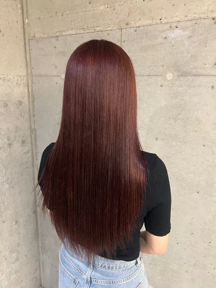 ロング カラー ブリーチ 透明感カラー ダブルカラー 似合わせカット ヘアカラー トリートメント 頓所 大昂のヘアスタイル