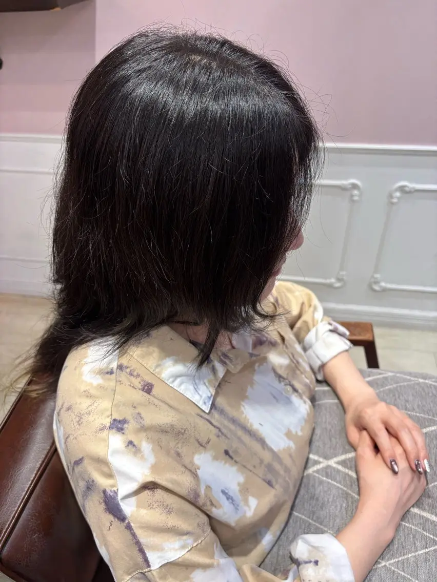 カラー ヘアカラー 透明感カラー ｜暖色｜松下のヘアスタイル