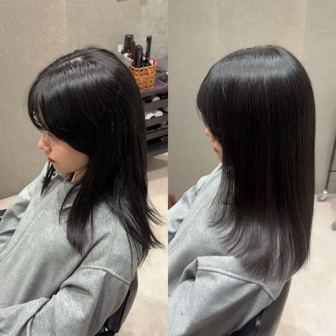 ミディアム 髪質改善 トリートメント トリートメント ヘッドスパ 髪質改善ヘアケア 艶髪特化/上田のヘアスタイル