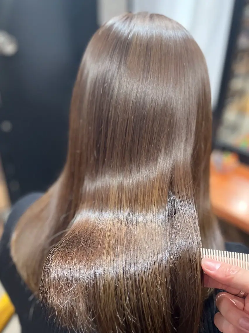 セミロング 髪質改善 muk hair篠村 髪質改善/完全個室のヘアスタイル
