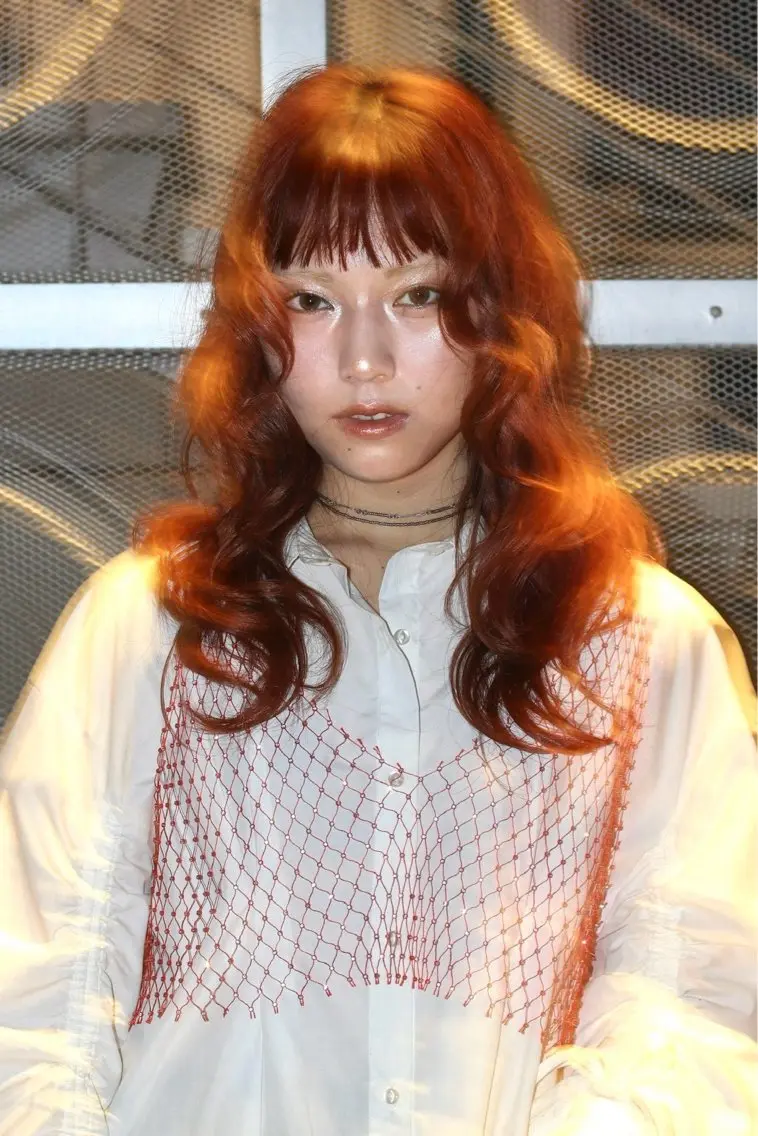 カラー ヘアカラー 🪺透明感カラー/ 暖色/カエデ🪺のヘアスタイル