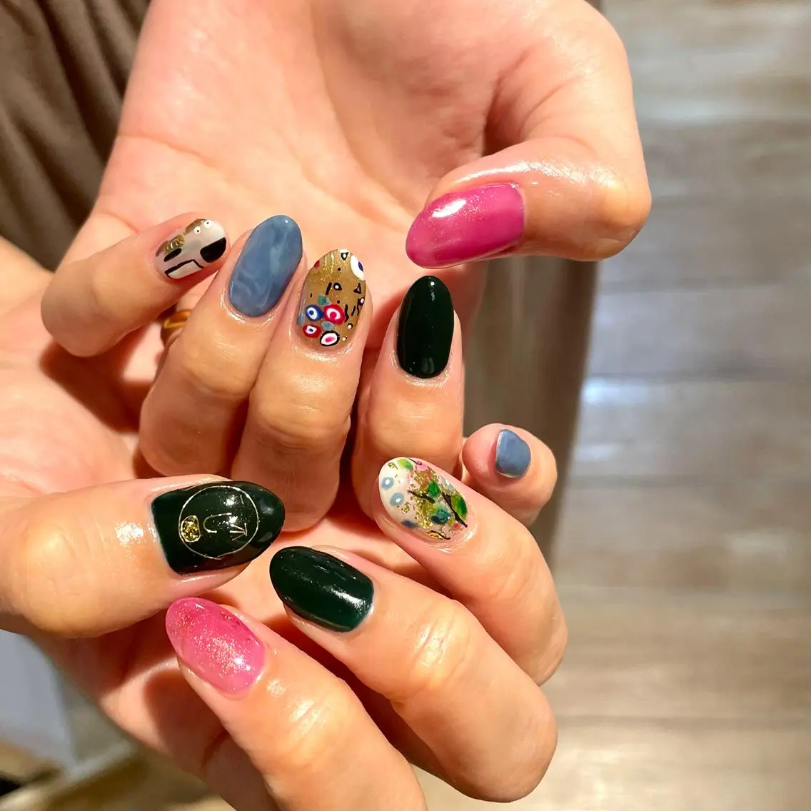 ネイル ハンドネイル 新井 ひなののネイルデザイン