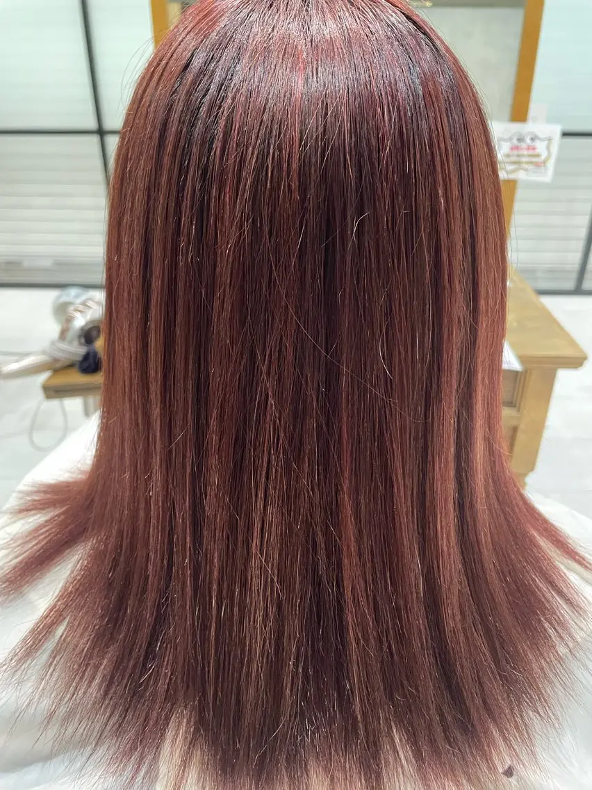 セミロング カラー 🦋艶カラー陽菜 🦋のヘアスタイル