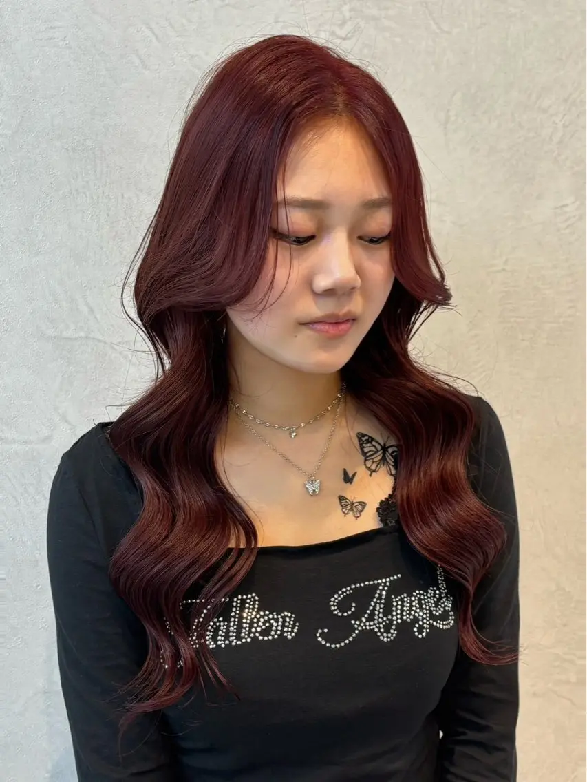 ロング カラー ダブルカラー ヘアカラー トリートメント 🎀asumi🍓 モデル様募集中🎀のヘアスタイル
