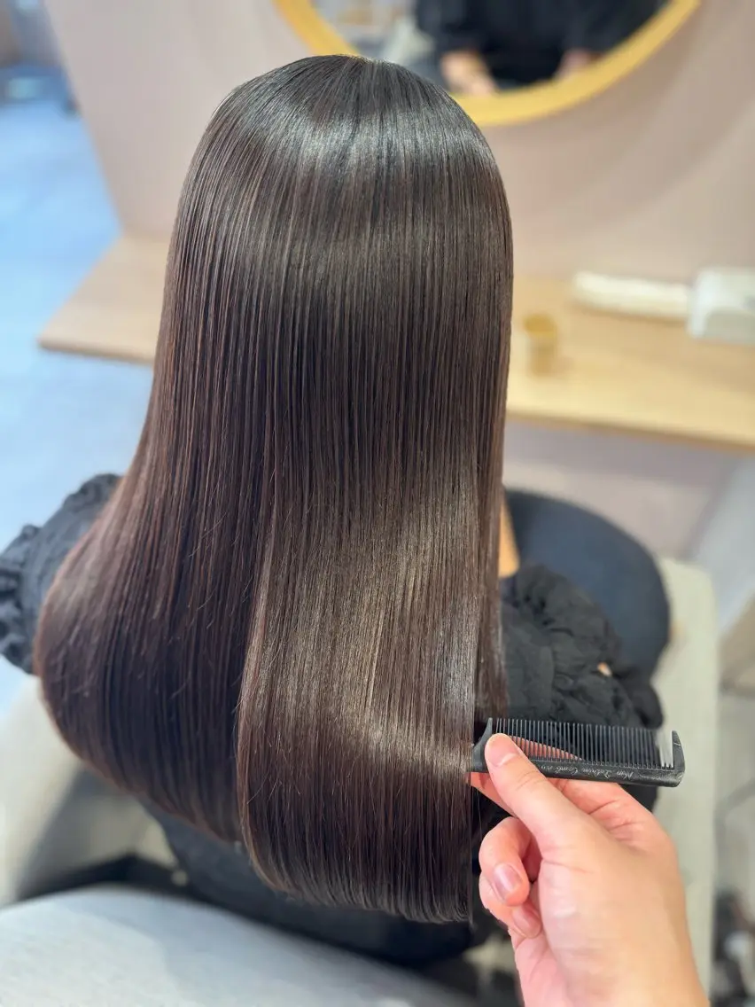 ロング 縮毛矯正 トリートメント AYATO 'のヘアスタイル