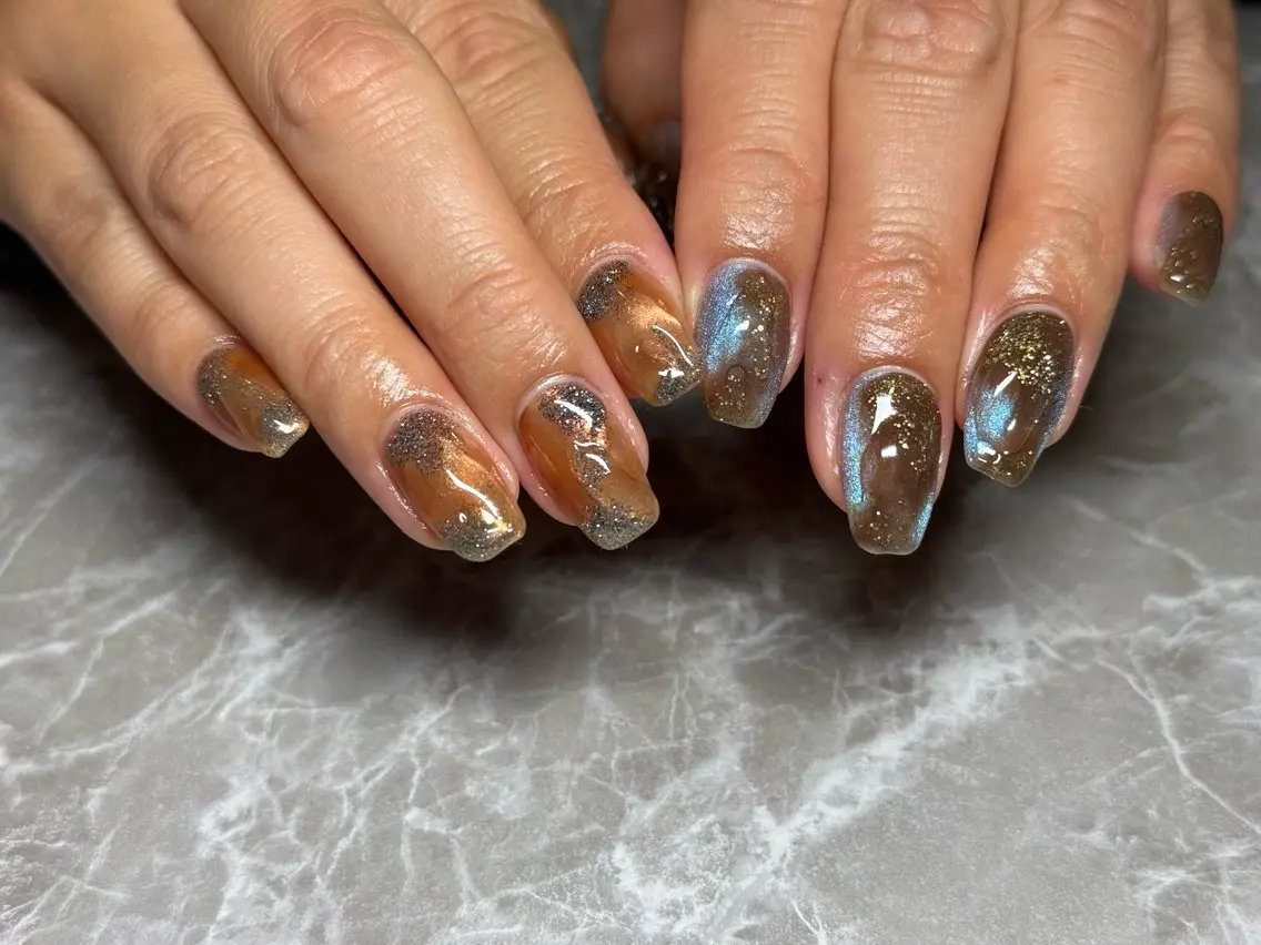 カラー ハンドネイル nail salon CHEのネイルデザイン