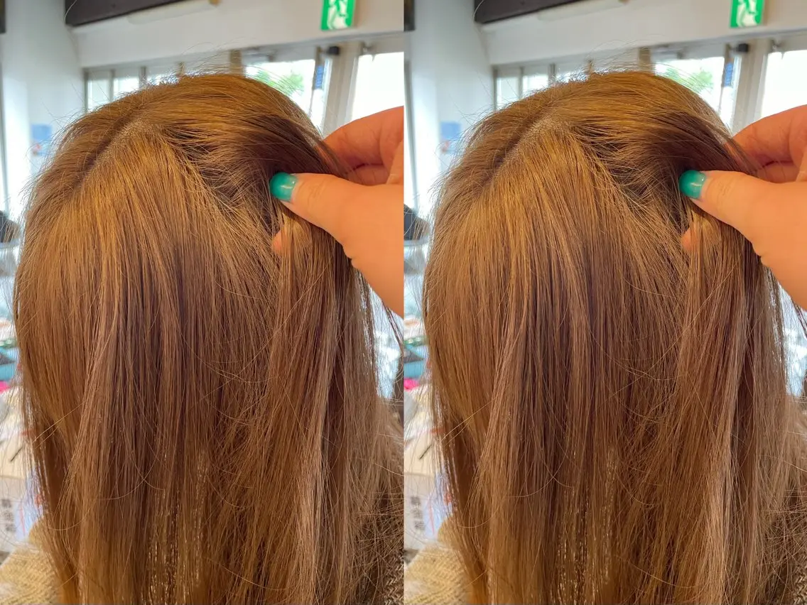 セミロング カラー 🤎韓国ヘア ベージュ まゆか🤎のヘアスタイル
