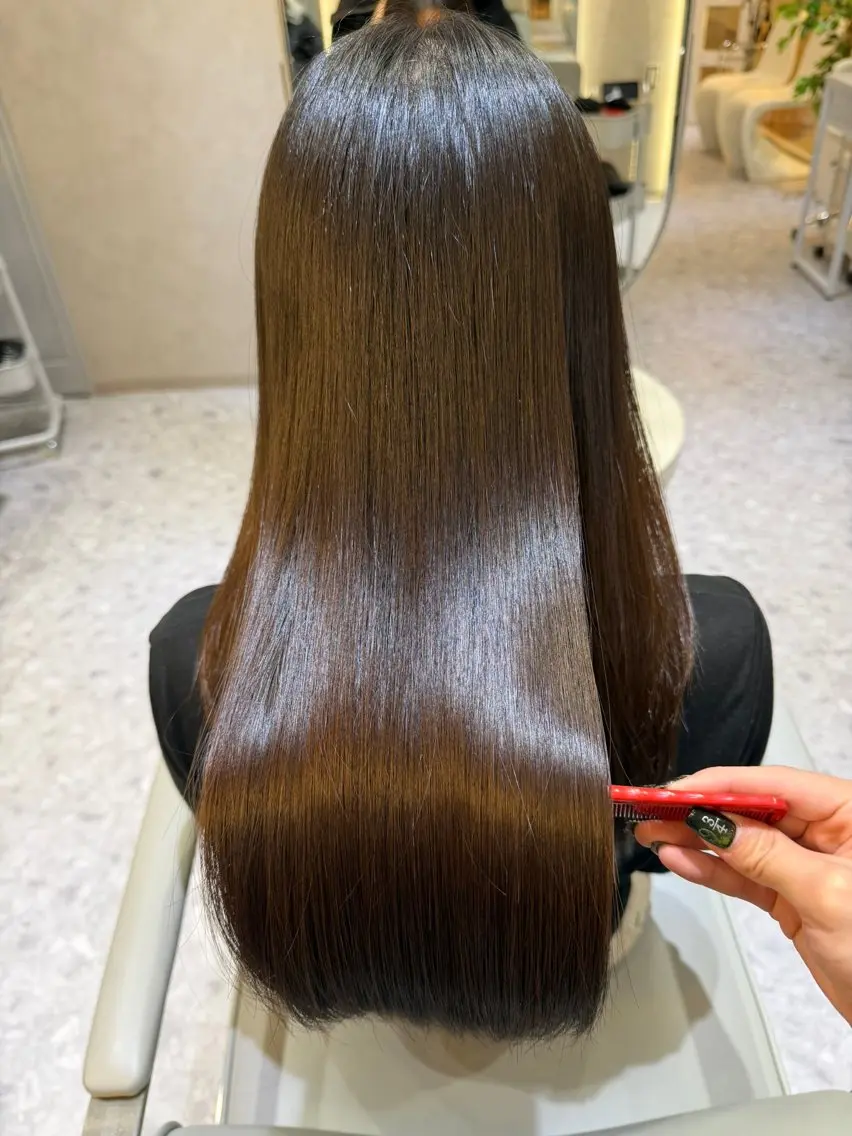 セミロング カット トリートメント 🎀髪質改善/艶髪/ 艶カラー🎀浅田涼風のヘアスタイル