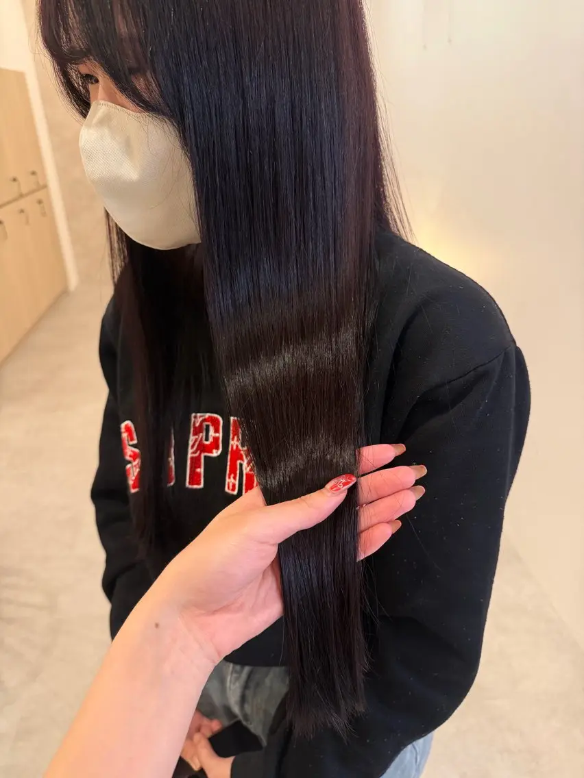 ロング カラー りん/ハイトーン💖 🌈髪質改善✨️浜松のヘアスタイル