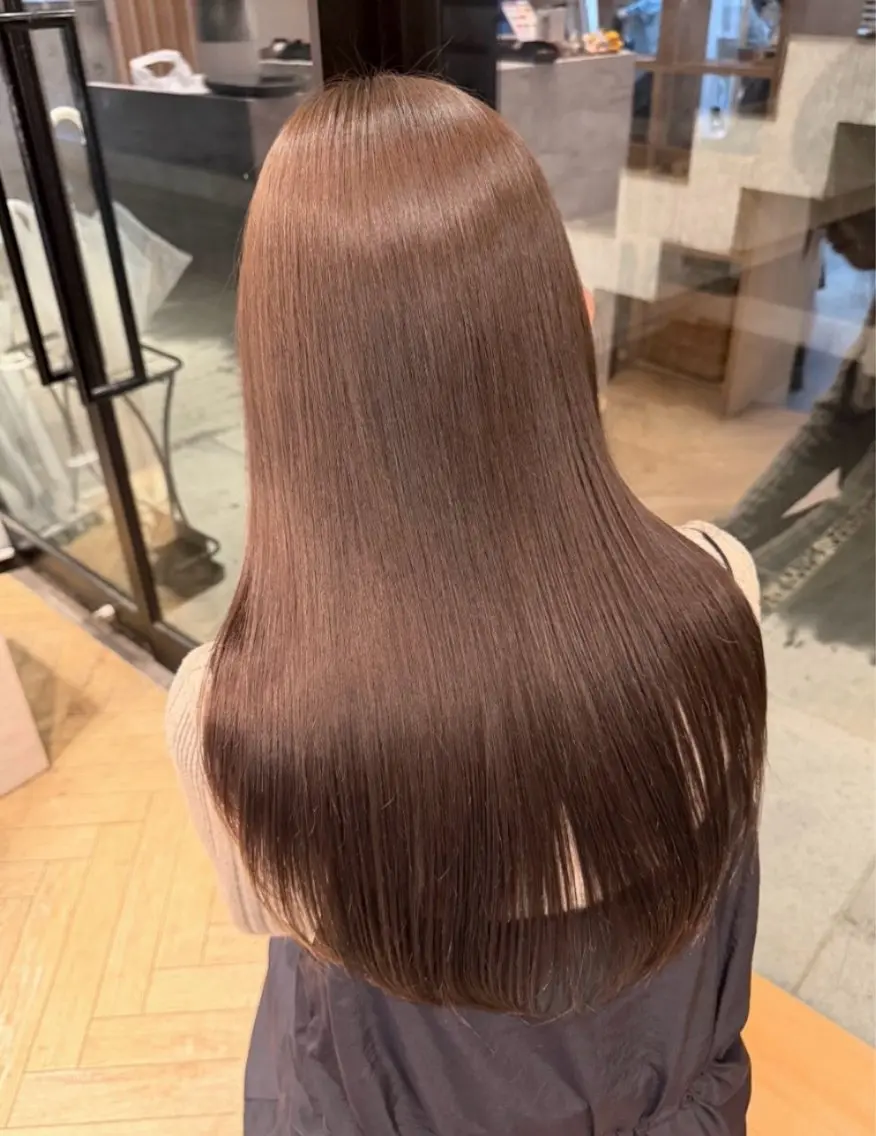 セミロング カラー 透明感カラー グレージュ ラベンダーカラー ラベンダーグレージュ ラベンダーグレー ヘアカラー ayaka/暖色 /ニュアンスボブのヘアスタイル