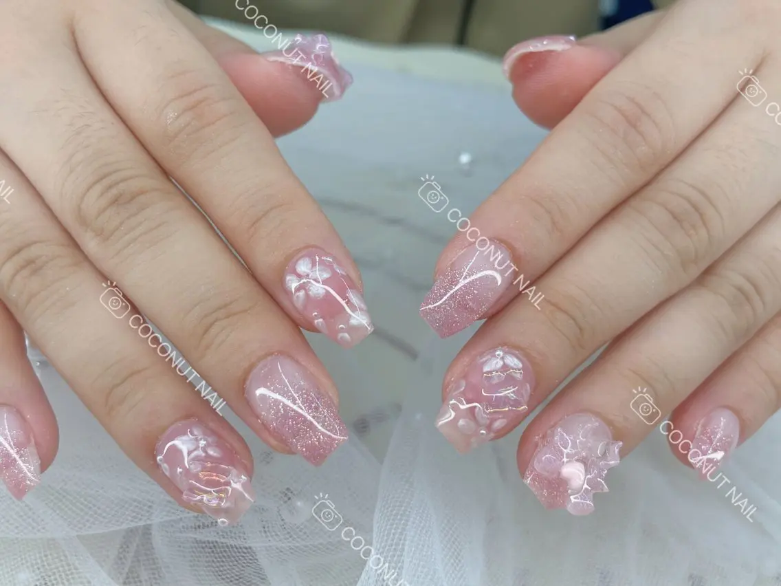 ネイル 神田 ココナッツのネイルデザイン
