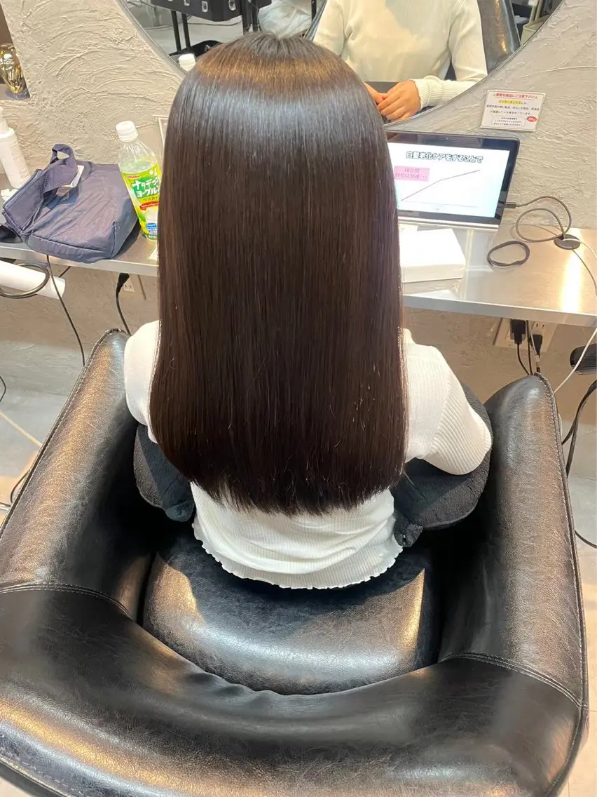 カラー ブリーチ ブリーチなしカラー ヘアカラー 🌷なのは/カラー /縮毛矯正募集中のヘアスタイル