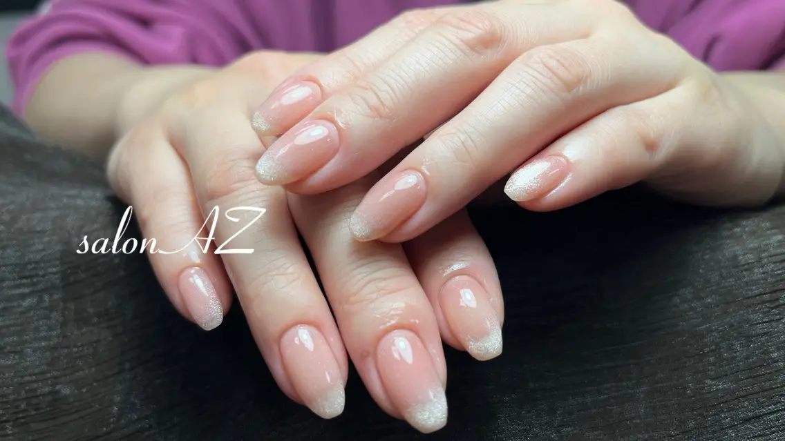 ネイル 長さ出し フットネイル フレンチネイル マグネットネイル ニュアンスネイル ハンドネイル salon AZのネイルデザイン