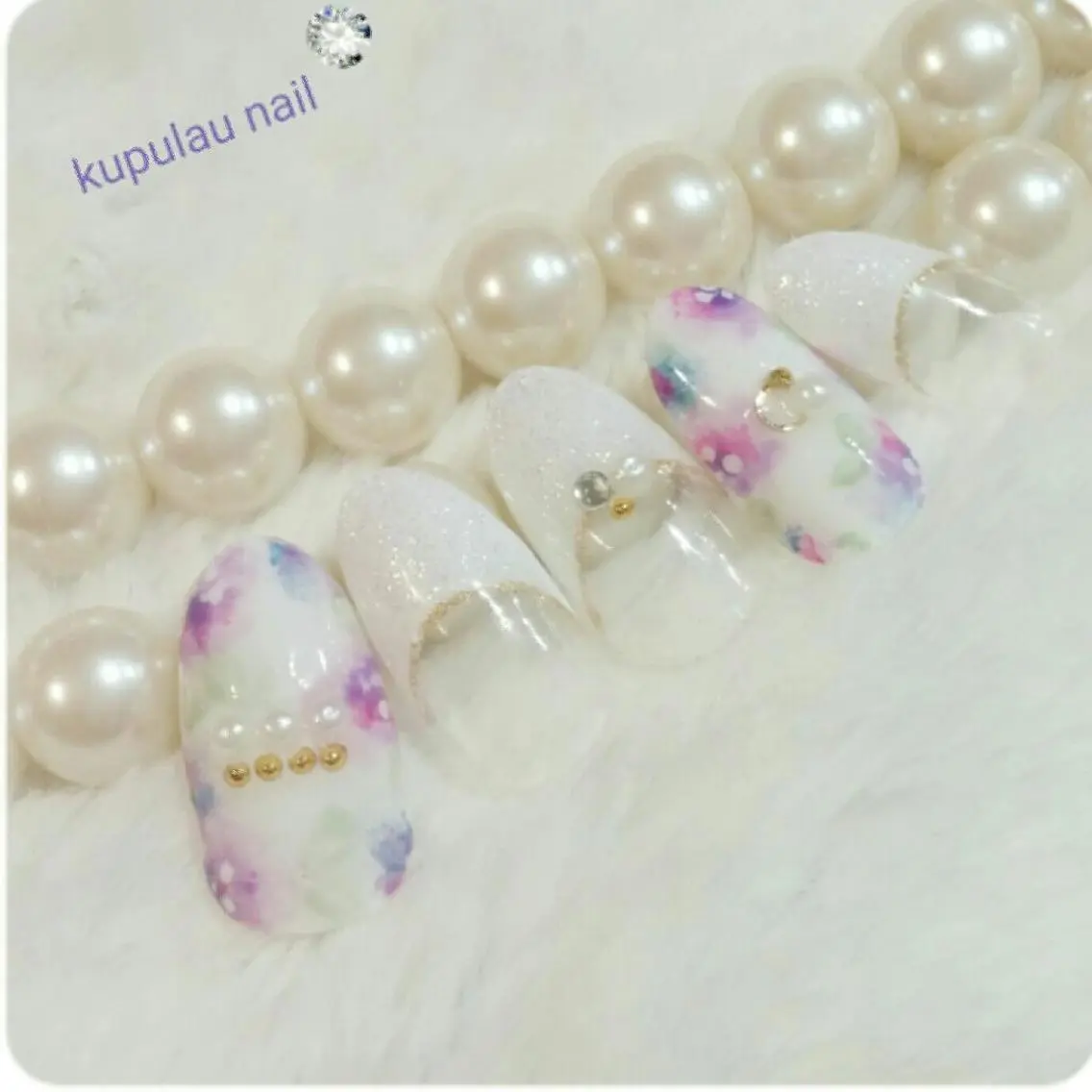 ネイル フラワーネイル ニュアンスネイル * haruのネイルデザイン
