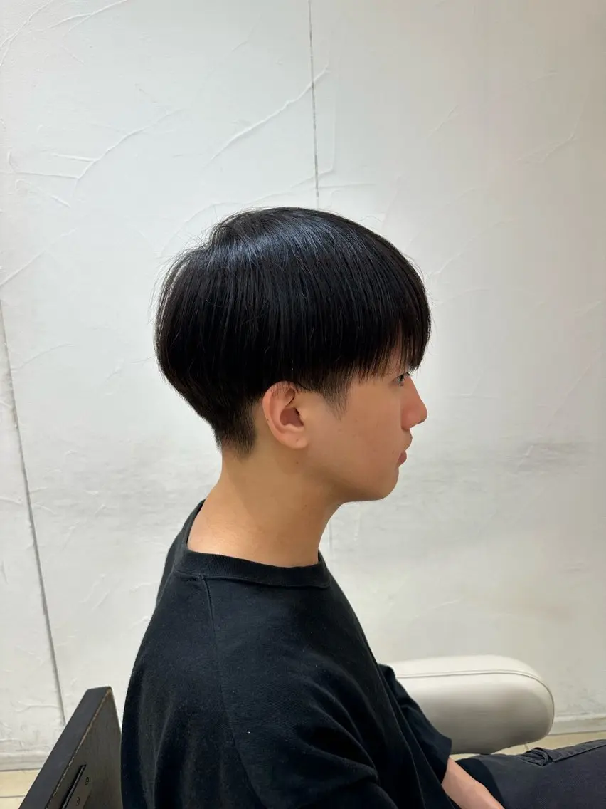 ショート メンズ 縮毛矯正 Ash中目黒 森田みなみのヘアスタイル