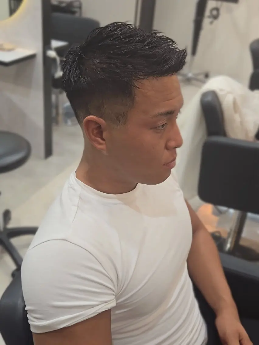 メンズ ショート フェードカット カット ヘアセット LEN名古屋/パーマ 海外ヘア/メンズ特化のヘアスタイル