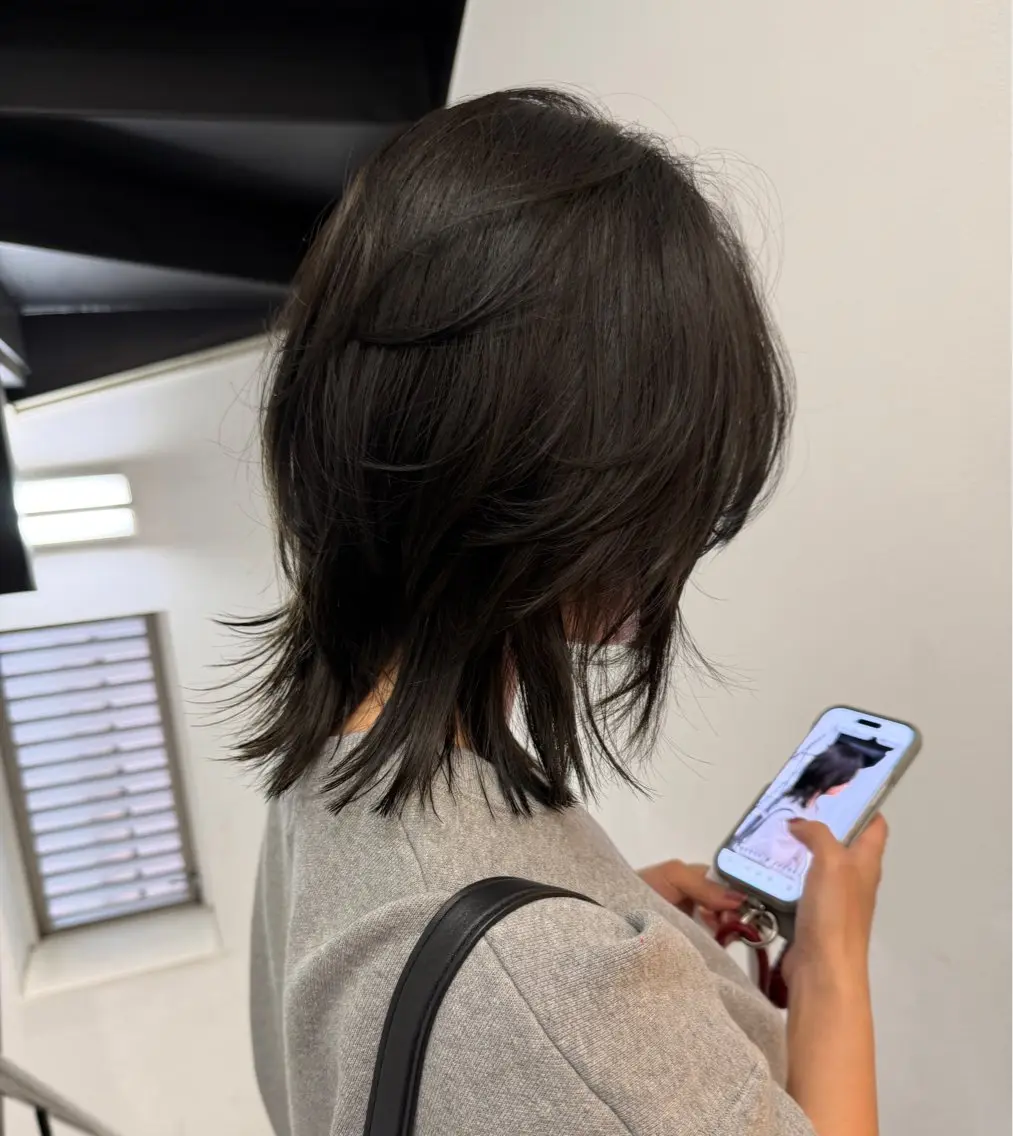 ミディアム カラー ヘアカラー yiye はなのヘアスタイル
