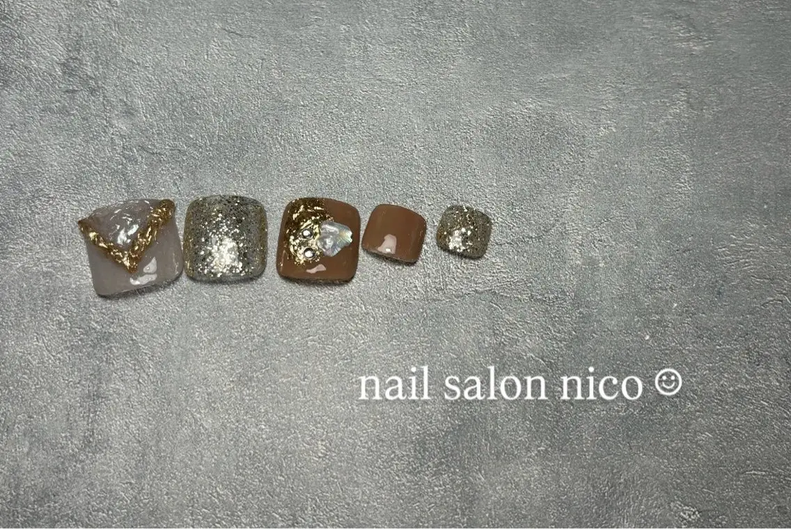 ネイル フットネイル nail salon nico.AIRIのネイルデザイン