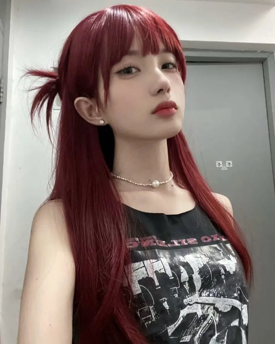 🍒【6月限定🌸】高発色を目指したい方🍒透明感溢れるダブルカラーカラー🍒（ケアブリーチ付き）＋トリートメント🫧の写真