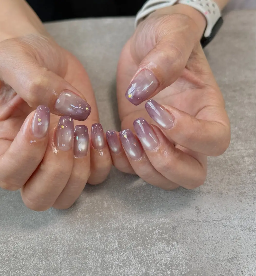 ネイル グラデーション マグネットネイル ニュアンスネイル ハンドネイル nailroom amyのネイルデザイン
