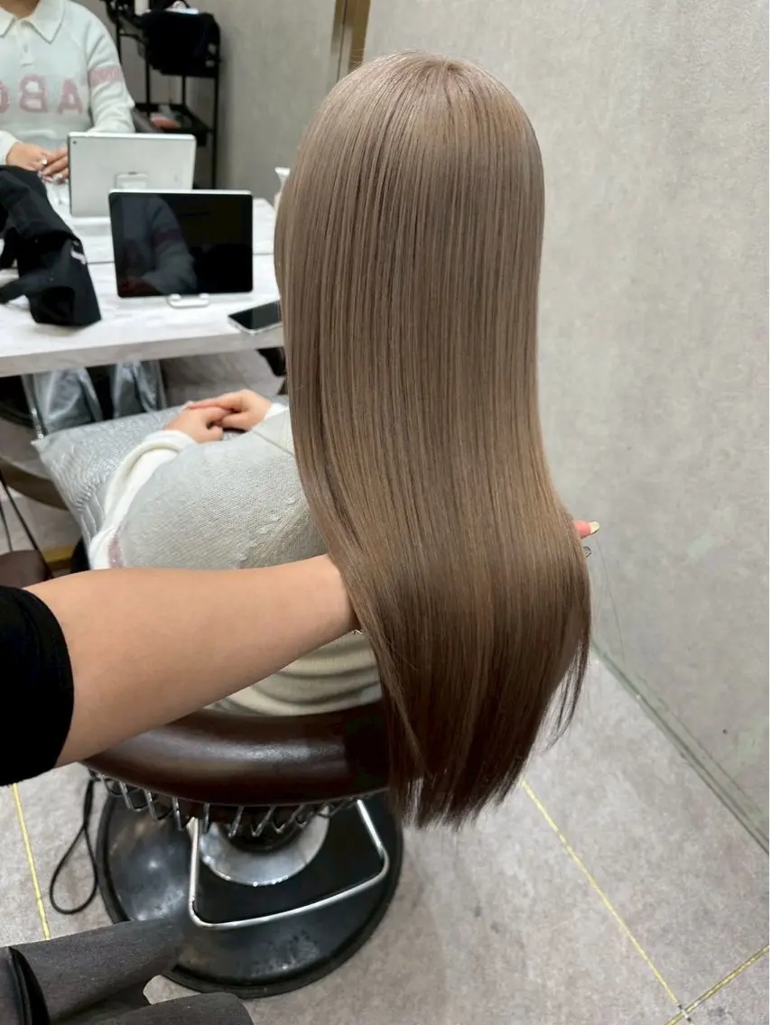 セミロング カラー ヘアアレンジ 【博多髪質改善】 吉村　清志のヘアスタイル