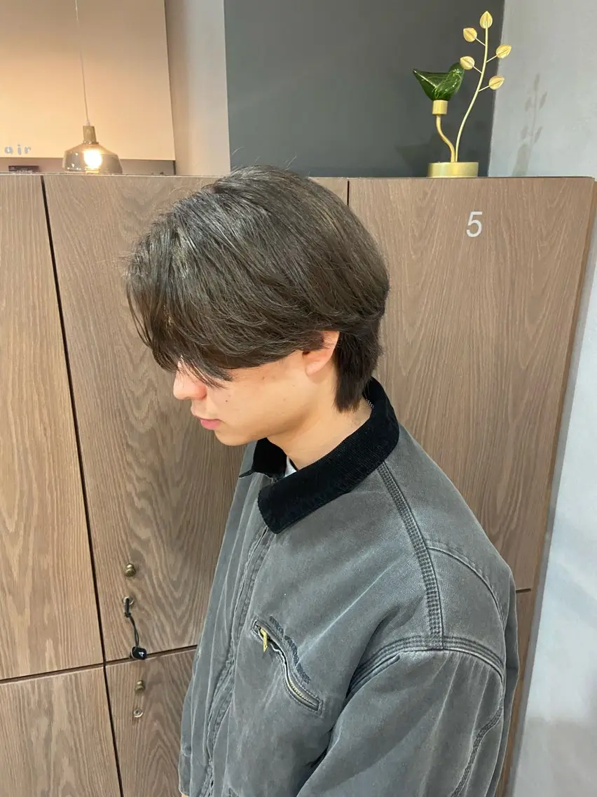 ショート メンズ メンズブリーチ ヘアカラー ルプラボウ 沖  大雅のヘアスタイル