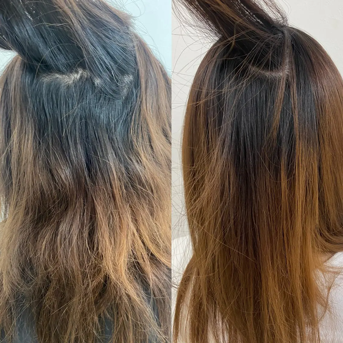 カット+前処理剤込み縮毛矯正の写真