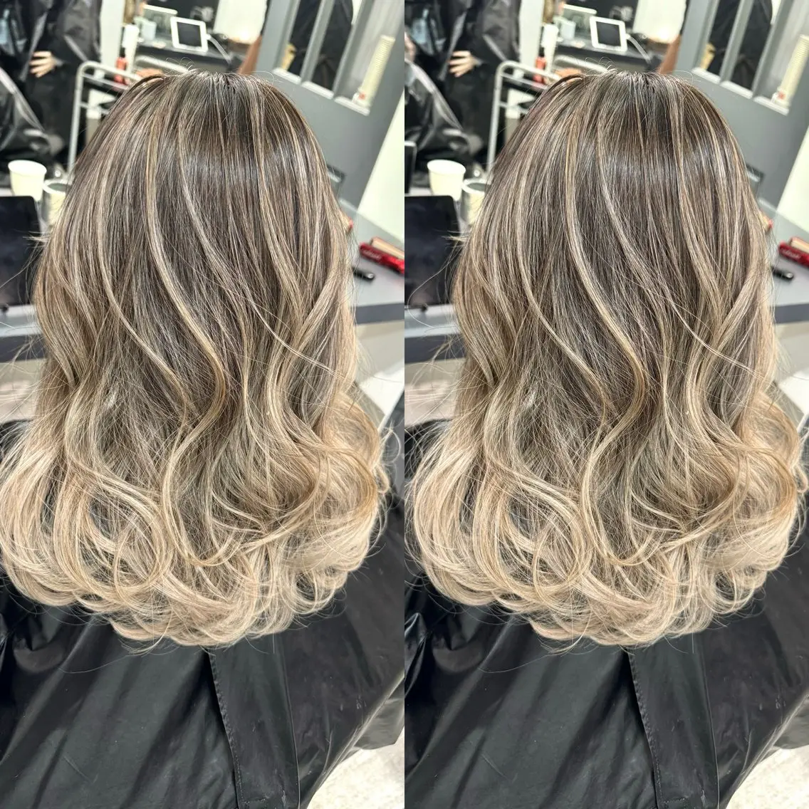 ミディアム バレイヤージュ ボブ🌈ナツヤのヘアスタイル