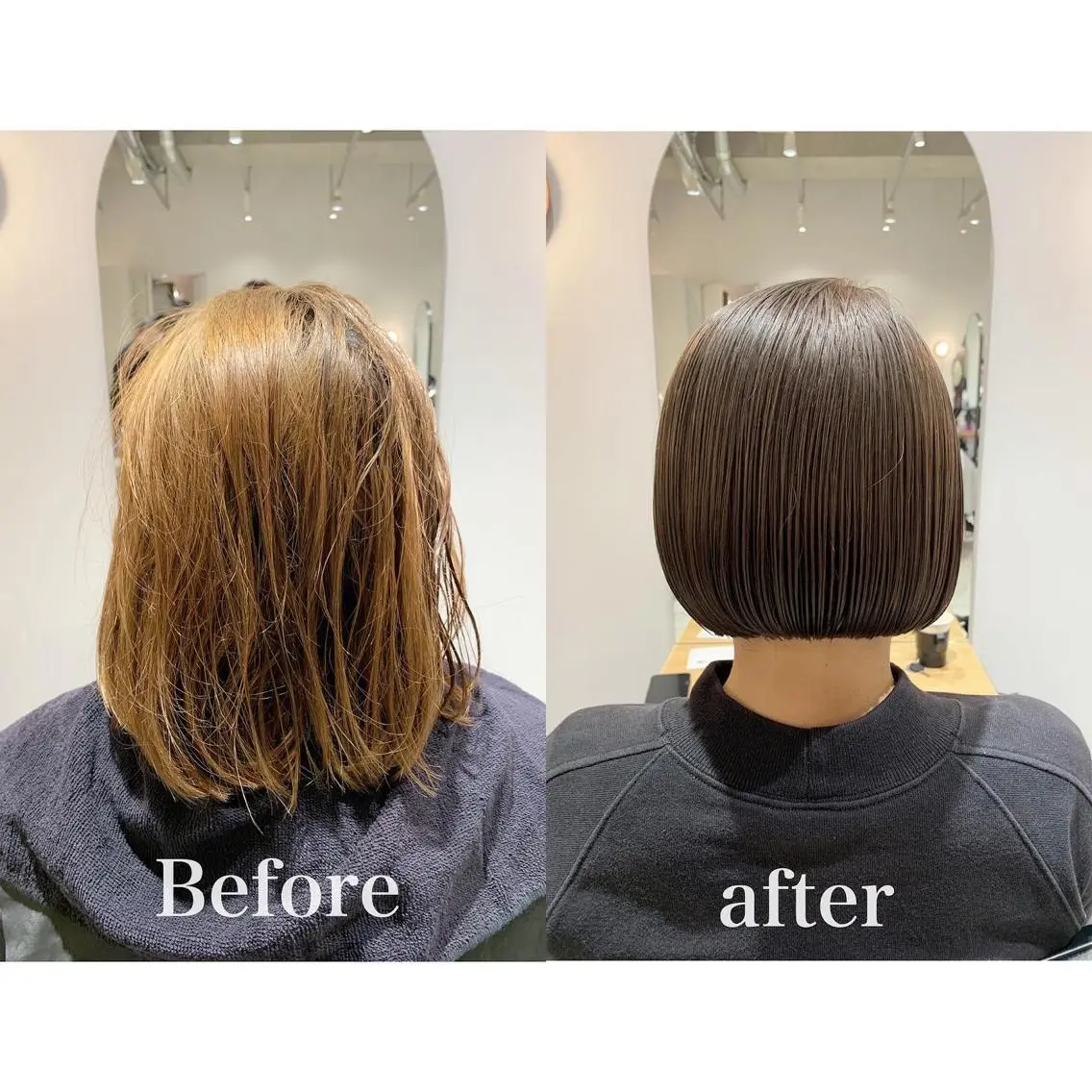 ショート カラー 髪質改善 RYOのヘアスタイル