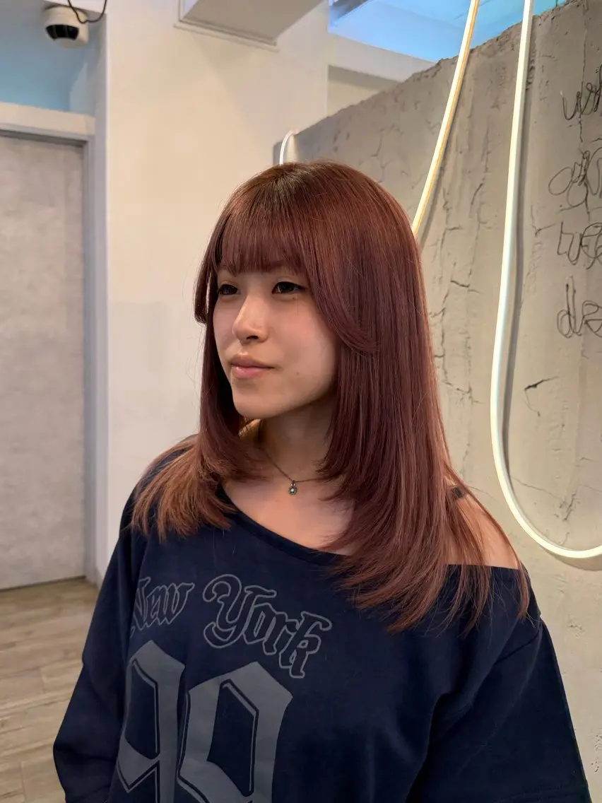 【ご新規様8月限定】💙似合わせカット+ブリーチ+透明感カラー+オージュアトリートメント🩵の写真