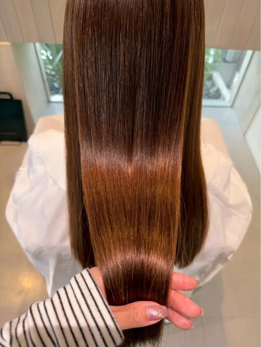 カラー 透明感カラー ヘアカラー 上村 瑞季のヘアスタイル