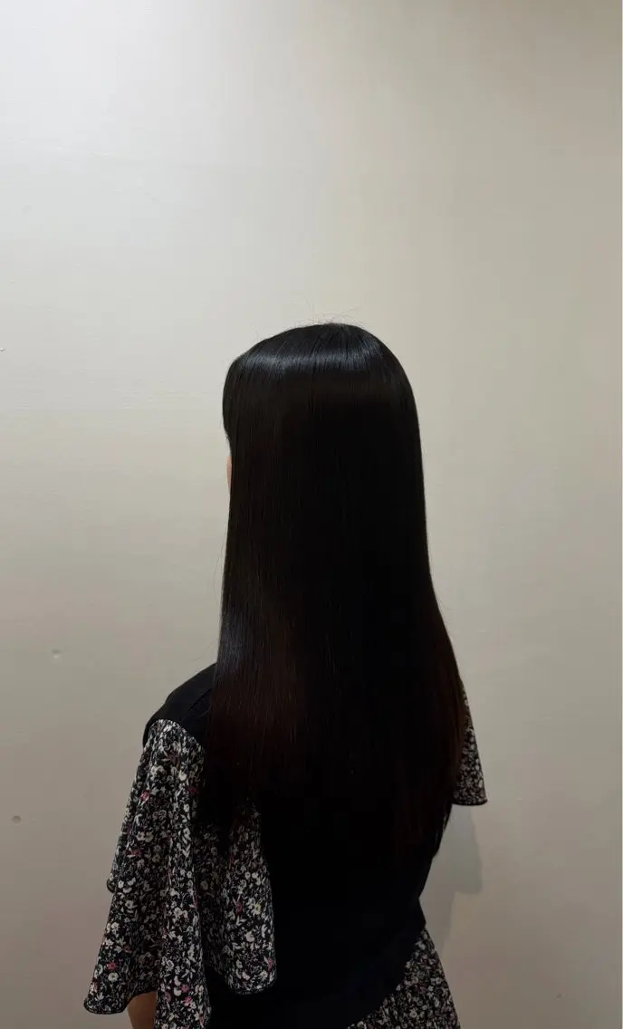 ロング 縮毛矯正 air-H あやのヘアスタイル