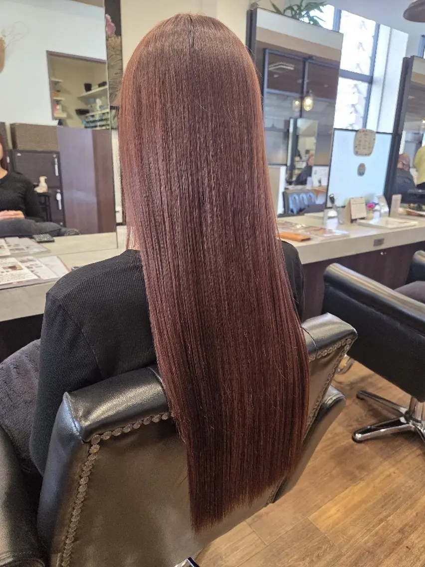 ロング カラー ヘアカラー トリートメント 関口 友菜のヘアスタイル