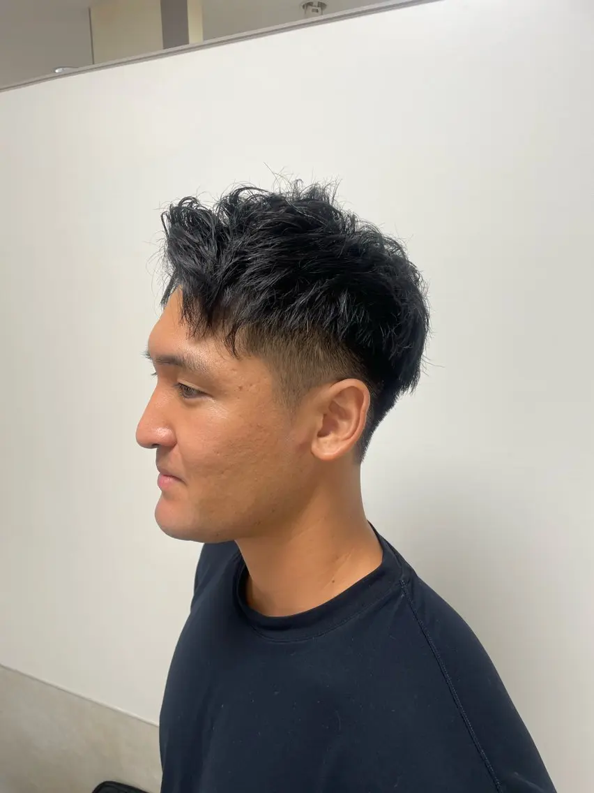 ショート メンズ BLEACH 🟥 PERM 天神🏆のヘアスタイル