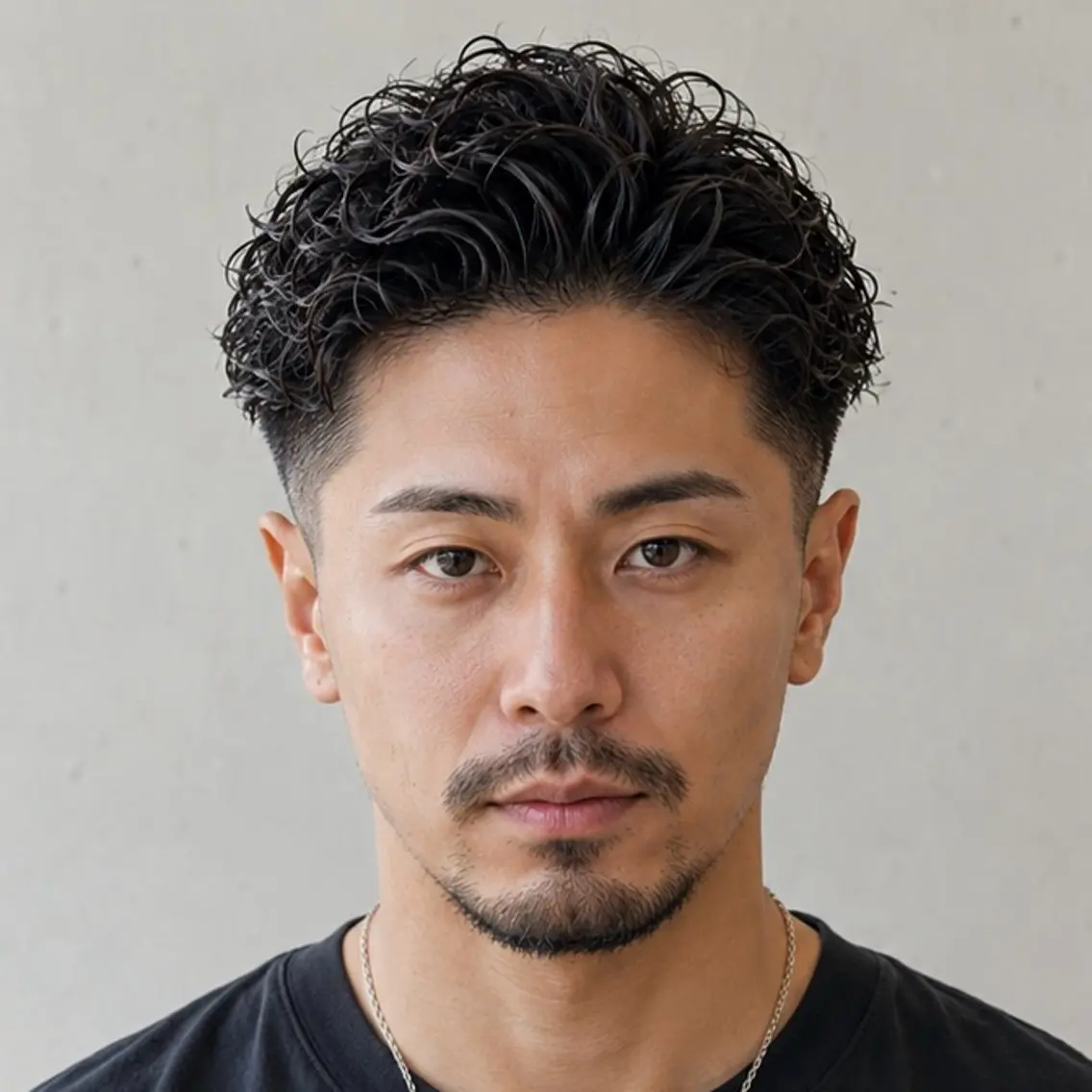 パーマ メンズ メンズパーマ カット パーマ メンズ特化カットパー マカラー坂田柊のヘアスタイル