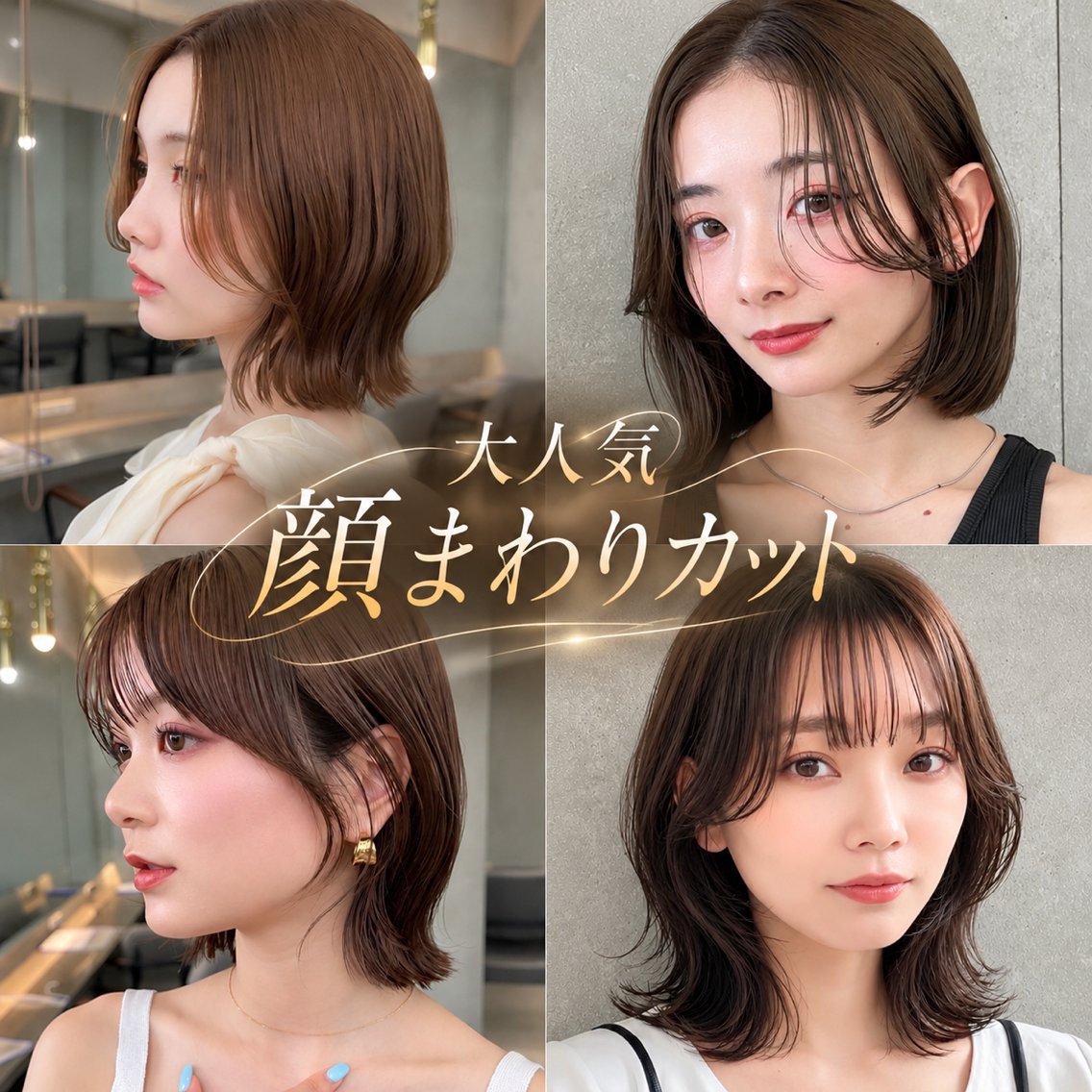 ミディアム ボブ 髪質改善 韓国風ヘア レイヤーカット おくれ毛 カット ヘアカラー 💖ボブ/縮毛矯正/ 艶髪/みそら💖のヘアスタイル