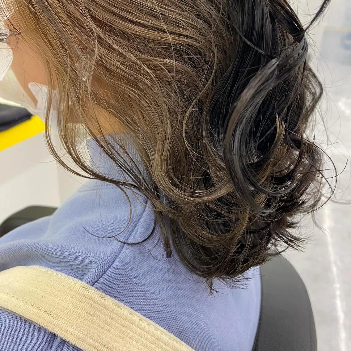 ミディアム カラー ヘアアレンジ ヘアカラー トリートメント mai🍑暖色カラー /レイヤー💖のヘアスタイル