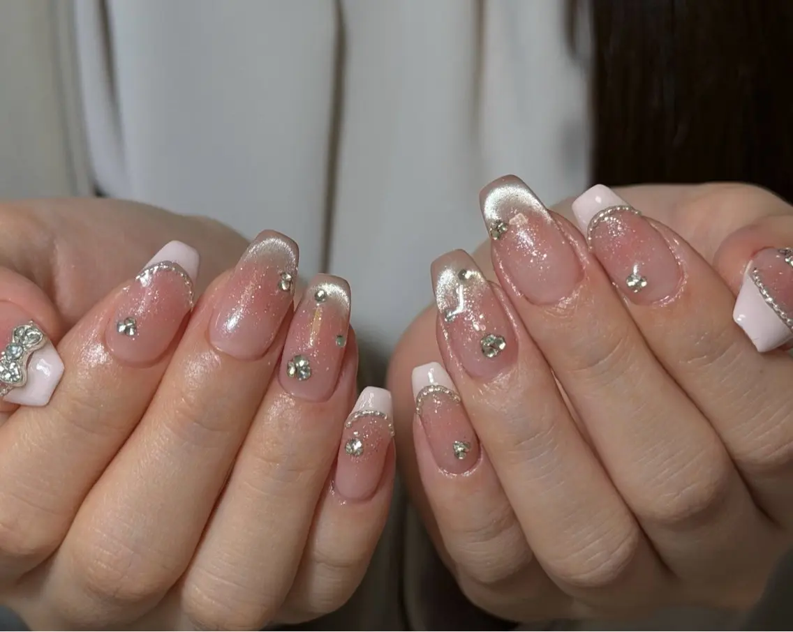ネイル ハンドネイル ハンドケア 🍑 momo_nailのネイルデザイン