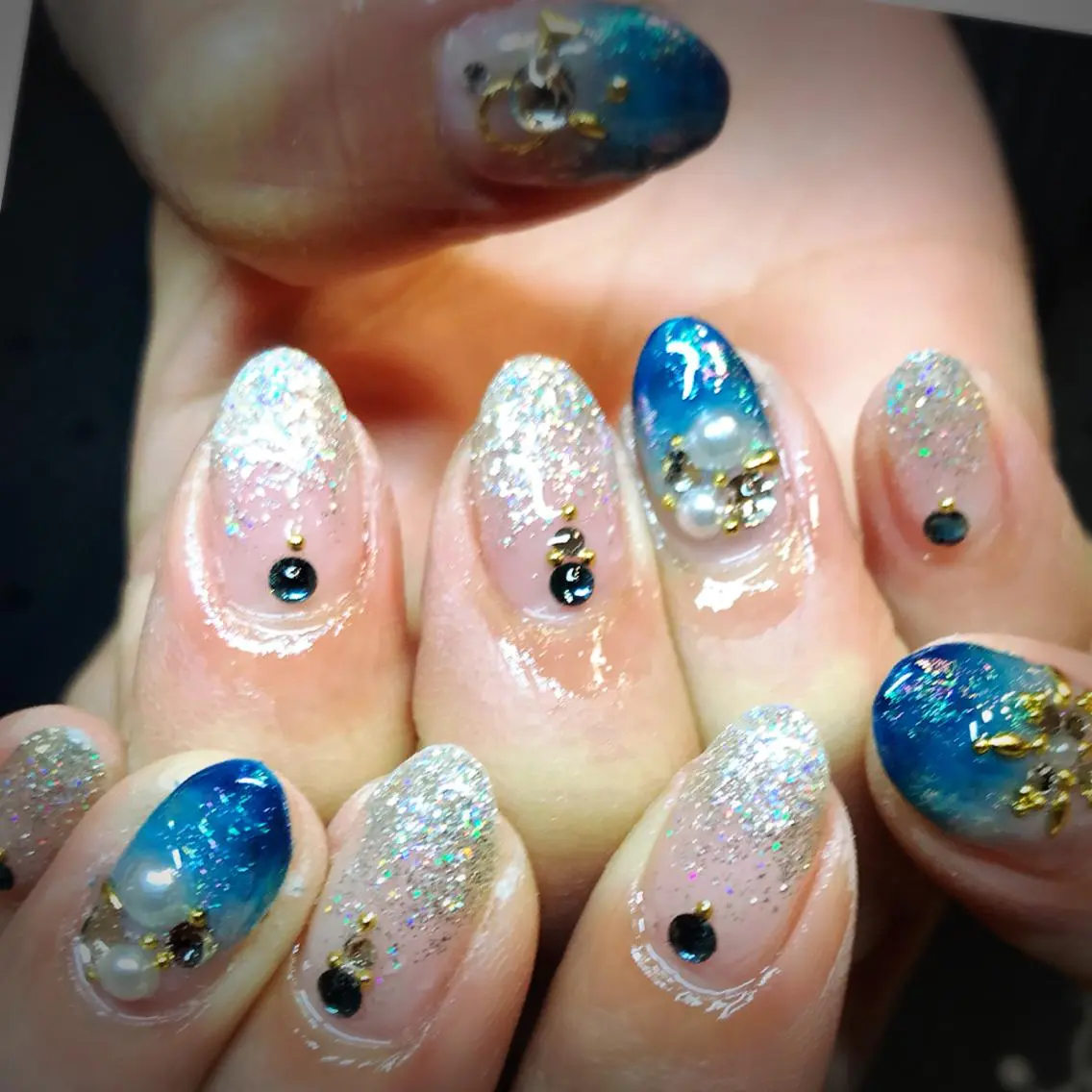 セミロング ネイル MKY salonのネイルデザイン