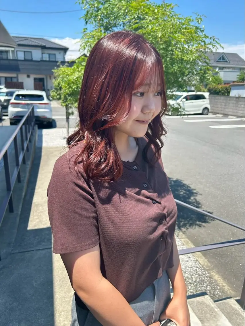 ロング カラー ヘアカラー akika ✮*。゚のヘアスタイル