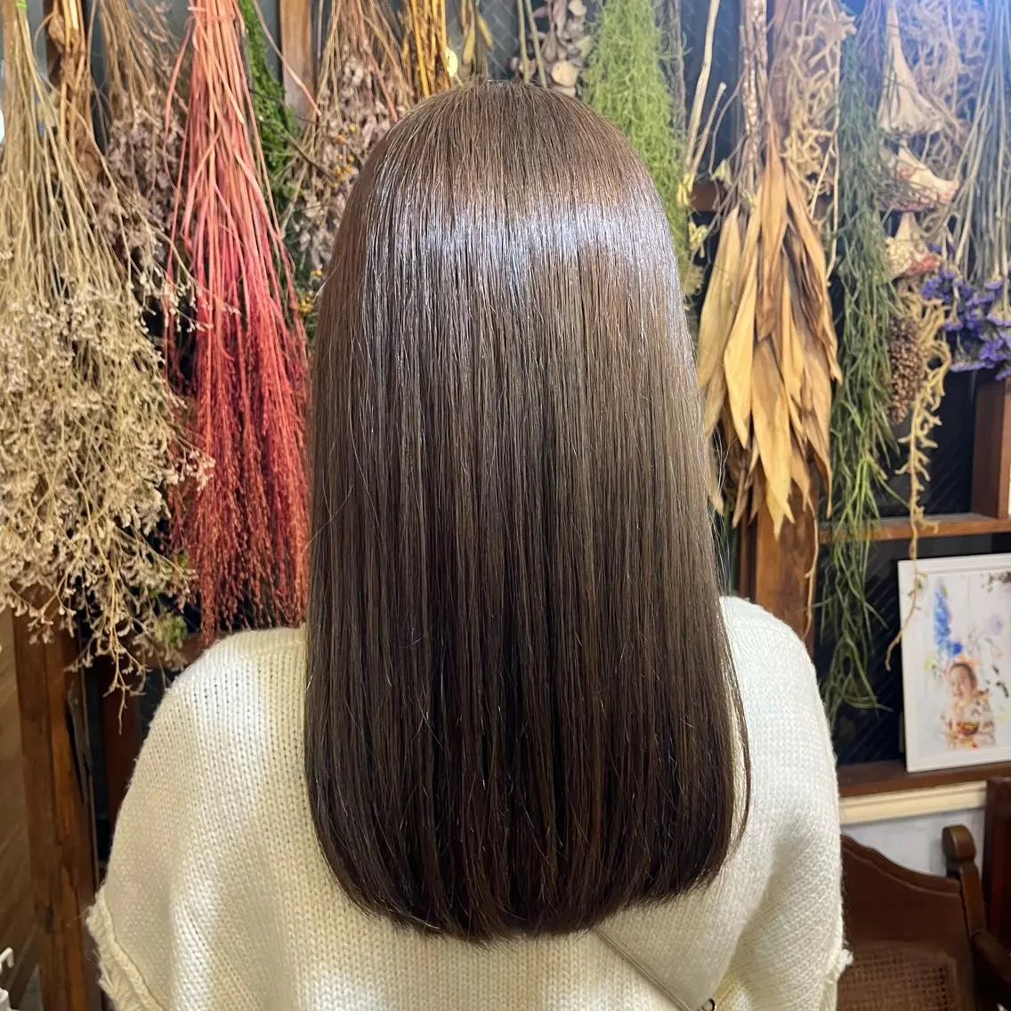 セミロング mary'sメリー /ニュアンスカラーのヘアスタイル