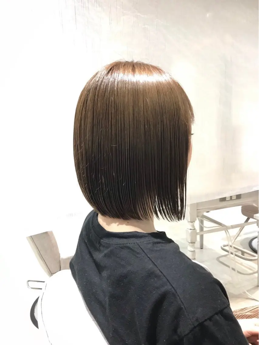 ミディアム カット ヘアカラー トリートメント 浦野 龍太のヘアスタイル
