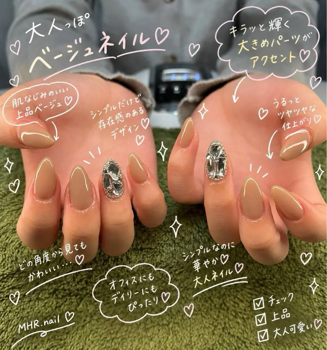 ネイル ハンドネイル フットネイル MHR nailのネイルデザイン