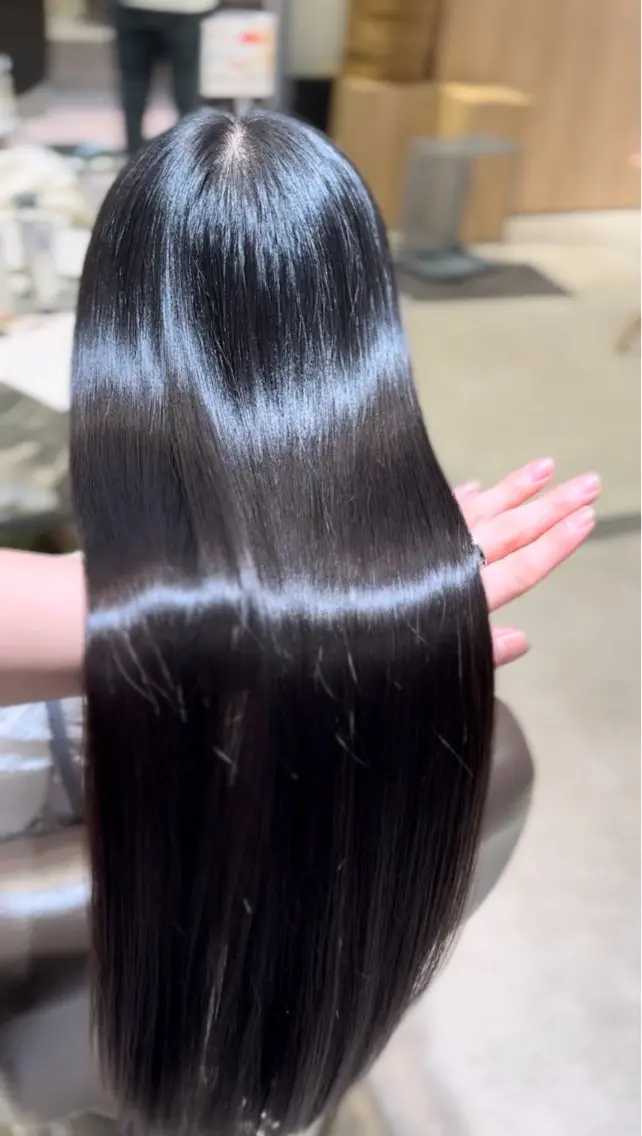 ロング 縮毛矯正 トリートメント 💎艶髪職人🥇極 縮毛矯正💎小穴侑哉のヘアスタイル
