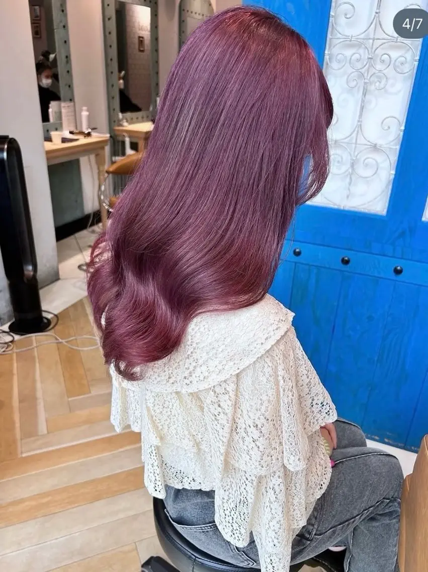 カラー ヘアカラー 新川 月菜のヘアスタイル