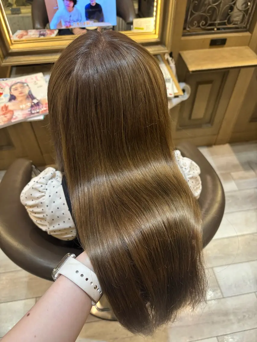 ロング ヘアカラー Sena 🩵 cloe 三軒茶屋のヘアスタイル