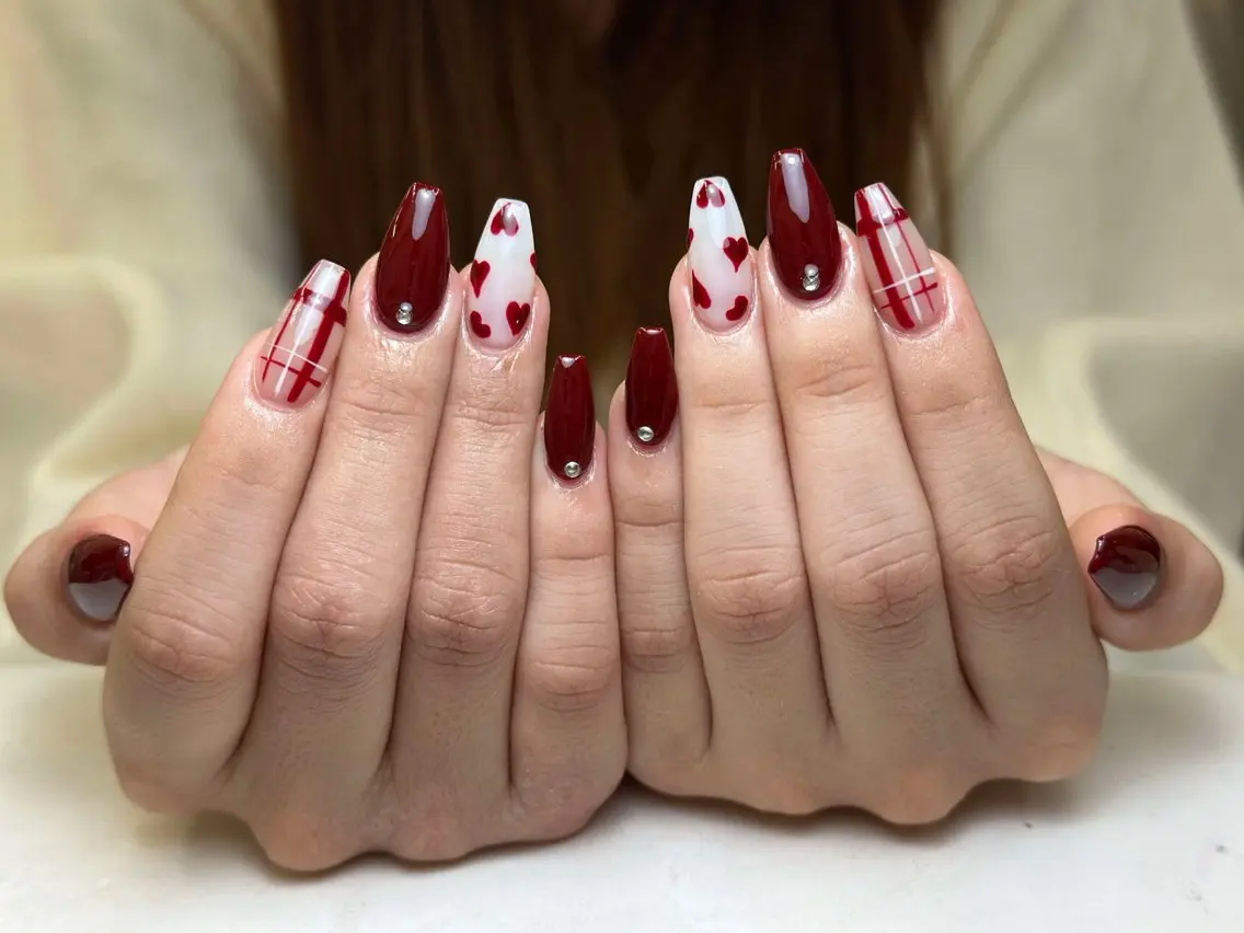 ネイル グラデーション キラキラネイル ワンカラーネイル 冬ネイル Jenn Nail Salonのネイルデザイン