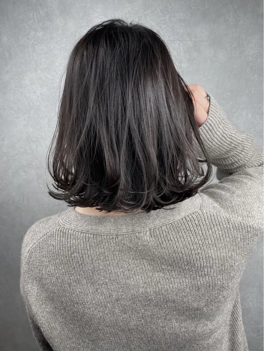 ミディアム カット ヘアカラー BUCKS【天王寺】 バックス【駅30秒】のヘアスタイル